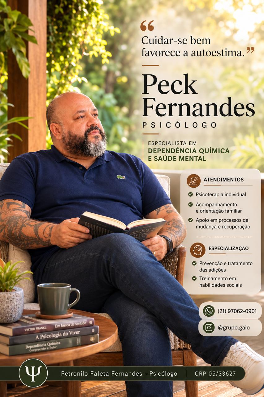 Peck Fernandes — Psicólogo